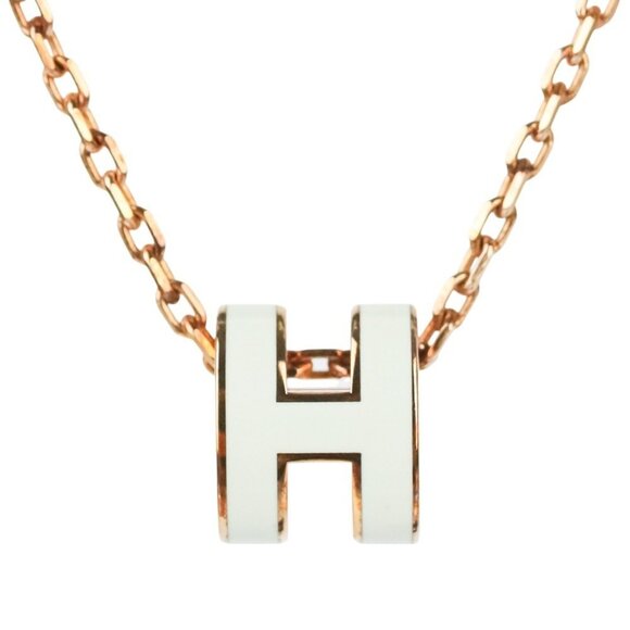 HERMES Rose Gold Necklace - Picture 1 of 11